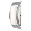 Access Lighting Eclipse, Outdoor Wall Mount, Satin Finish, Opal Glass 20449-SAT/OPL